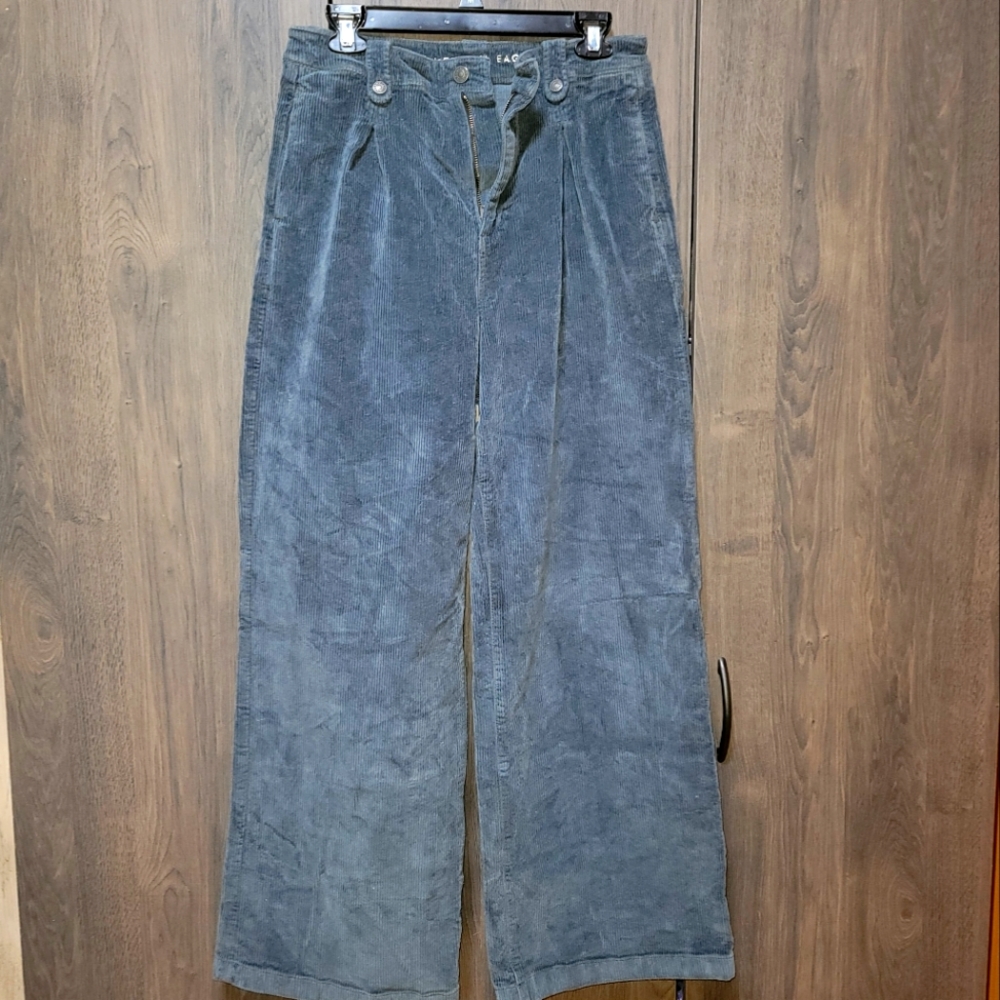 AE highest waist wide leg corduroy pants